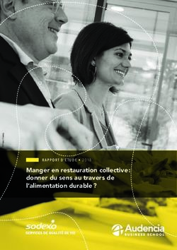 Manger en restauration collective : donner du sens au travers de l'alimentation durable ? - HR Infos