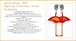 Speed dating 2020 Région(s) en Scène(s) : toutes les équipes - Scen'O centre