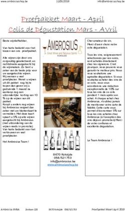 Proefpakket Maart - April Colis de D&eacute;gustation Mars - AVril - Ambrosius
