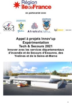 Appel à projets Innov'up Expérimentation Tech & Secours 2021 - Innover avec les services départementaux d'incendie et de Secours d'Essonne, des ...