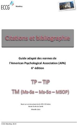 Guide adapté des normes de l'American Psychological Association (APA) 6e édition - Monthey