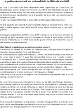 La gestion du sommeil sur le Grand Raid de l'Ultra Marin 2018