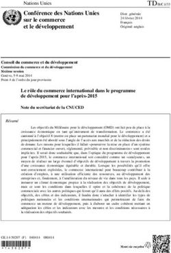 Conférence des Nations Unies sur le commerce et le développement - UNCTAD