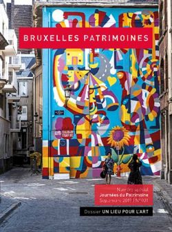 Num&eacute;ro sp&eacute;cial Journ&eacute;es du Patrimoine Septembre 2019 | N 031 Dossier UN LIEU POUR L'ART - Goudblommeke in papier