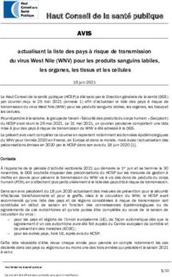 Haut Conseil de la santé publique - AVIS actualisant la liste des pays à risque de transmission