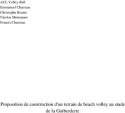Proposition de construction d'un terrain de beach volley au stade de la Guiberderie - ACL Volley Ball Emmanuel Charruau Christophe Brunet Nicolas ...