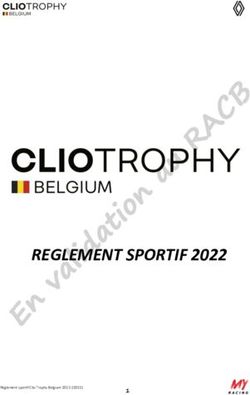 REGLEMENT SPORTIF 2022 - Clio Trophy Belgium