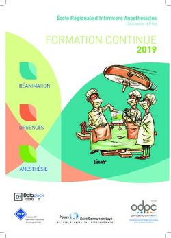 FORMATION CONTINUE 2019 - École Régionale d'Infi rmiers Anesthésistes - CHI Poissy/Saint-Germain