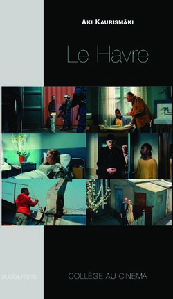 Le Havre - COLL&Egrave;GE AU CIN&Eacute;MA - AKI KAURISM&Auml;KI