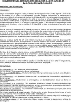 REGLEMENT DU JEU-CONCOURS SANS OBLIGATION D'ACHAT EURO-DS SA