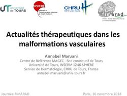Actualités thérapeutiques dans les malformations vasculaires - FIMARAD
