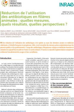 R&eacute;duction de l'utilisation des antibiotiques en fili&egrave;res animales : quelles mesures, quels r&eacute;sultats, quelles perspectives ?