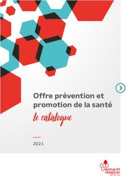 Le catalogue Offre prévention et promotion de la santé 2021 - Mutualité Française Centre-Val de Loire