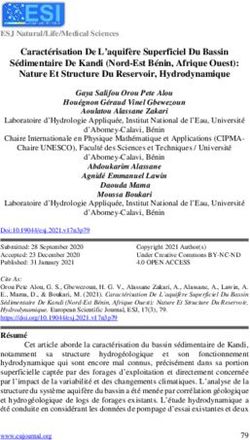 Caract&eacute;risation De L'aquif&egrave;re Superficiel Du Bassin S&eacute;dimentaire De Kandi (Nord-Est B&eacute;nin, Afrique Ouest): Nature Et Structure Du Reservoir ...
