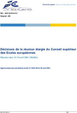 Décisions de la réunion élargie du Conseil supérieur des Ecoles européennes - Bureau du Secrétaire général des Ecoles ...