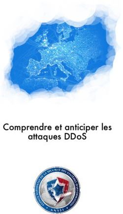COMPRENDRE ET ANTICIPER LES ATTAQUES DDOS - ANSSI