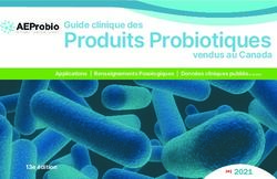 Produits Probiotiques - vendus au Canada 13e édition - AEProbio