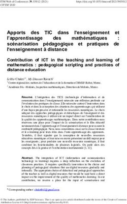 Apports des TIC dans l'enseignement et
