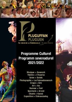 Programme Culturel Programm sevenadurel 2021/2022 - Pluguffan