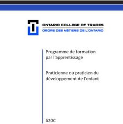 Programme de formation par l'apprentissage Praticienne ou praticien du développement de l'enfant - 620C