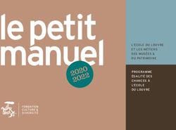 Le petit manuel - Fondation Culture & Diversit&eacute;