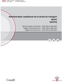 Administration canadienne de la sûreté du transport aérien - (ACSTA) Résumé du plan d'entreprise - 2022-2023 à 2026-2027 Budget de fonctionnement ...
