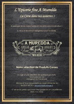 L'Epicerie fine A Muredda - La Corse dans vos assiettes ! - A Muredda Épicerie Fine Porto ...