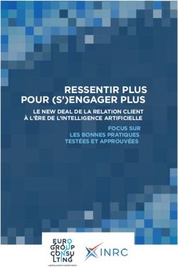 RESSENTIR PLUS POUR (S')ENGAGER PLUS - LE NEW DEAL DE LA RELATION CLIENT À L'ÈRE DE L'INTELLIGENCE ARTIFICIELLE FOCUS SUR LES BONNES PRATIQUES ...