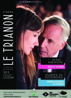 JOURNÉE DU - Cinéma Le Trianon