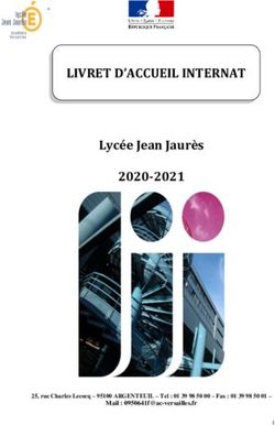 LIVRET D'ACCUEIL INTERNAT - Lyc&eacute;e Jean Jaur&egrave;s 2020-2021
