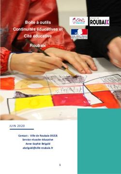 Boîte à outils Continuités éducatives et Cité éducative Roubaix - JUIN 2020