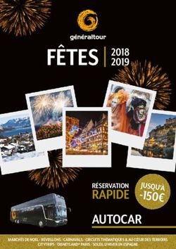 FÊTES 2019 - RAPIDE RÉSERVATION - GeneralTour