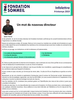 Infolettre Printemps 2019