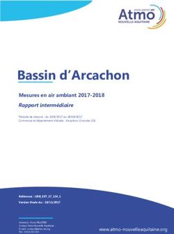 Bassin d'Arcachon Mesures en air ambiant 2017-2018