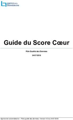 Guide du Score Coeur - Agence de la biomédecine