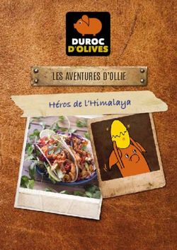 Livre de recettes - LES AVENTURES D'OLLIE H&eacute;ros de l'Himalaya - Duroc d'Olives