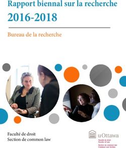 2016-2018 Rapport biennal sur la recherche - Bureau de la recherche - uOttawa