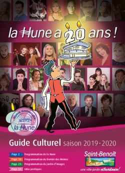 A ans ! - Guide Culturel saison 2019 2020 - Ville de Saint-Benoît
