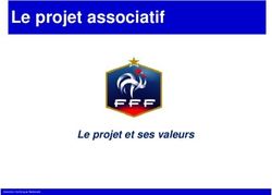 Le Projet Associatif - Le Projet Et Ses Valeurs - FFF