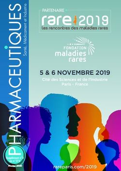 Rare 2019 5 & 6 NOVEMBRE 2019 - Cité des Sciences et de l'Industrie - Fondation maladies rares