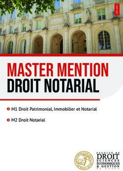 Master Mention Droit notarial - M1 Droit Patrimonial, Immobilier et Notarial M2 Droit Notarial