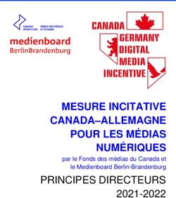 MESURE INCITATIVE CANADA-ALLEMAGNE POUR LES MÉDIAS NUMÉRIQUES - par le Fonds des médias du Canada et le Medienboard Berlin-Brandenburg