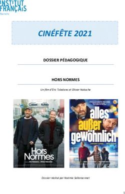 CIN&Eacute;F&Ecirc;TE 2021 DOSSIER P&Eacute;DAGOGIQUE HORS NORMES - Un film d'&Eacute;ric Toledano et Olivier Nakache - Institut Francais