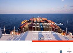 TARIF CHARGES LOCALES FRANCE 2020 - CMA CGM Agences FRANCE mise à jour le 30/11/2019 validités sur chaque page et jusqu'à nouvel avis