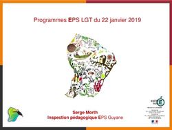 Programmes EPS LGT du 22 janvier 2019 - Serge Morth Inspection pédagogique EPS Guyane