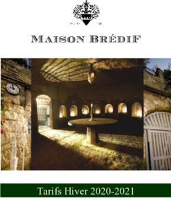 Maison Br&eacute;dif - Tarifs Hiver 2020-2021 - Domaine Bredif