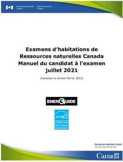 Examens d'habitations de Ressources naturelles Canada Manuel du candidat &agrave; l'examen juillet 2021 - (remplace la version de Ao&ucirc;t 2020)