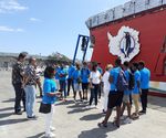 VISITE DU NAVIRE OCÉANOGRAPHIQUE S.A. AGULHAS II