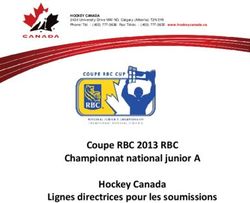 Coupe RBC 2013 RBC Championnat national junior A Hockey Canada Lignes directrices pour les soumissions