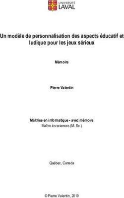 Un modèle de personnalisation des aspects éducatif et ludique pour les jeux sérieux - Mémoire Pierre Valentin Maîtrise en informatique - avec ...
